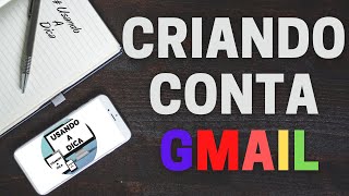 Como Criar Conta Gmail no Celular Smartphone Telefone em 2022 usando a dica [upl. by Aneleve]