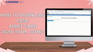 How to Download CBSE 2020 Admit Card 10th 12th [upl. by Nonnairb]