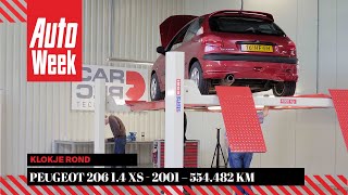 Peugeot 206 14 XS  2001 – 554482 km  Klokje Rond [upl. by Humpage]