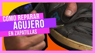 COMO REPARAR AGUJERO  ZAPATILLA DEPORTIVA 👟 [upl. by Tenrag]