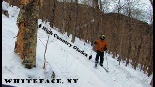 Whiteface Mountain  High Country Glades Run 4K 2022 [upl. by Cathi]