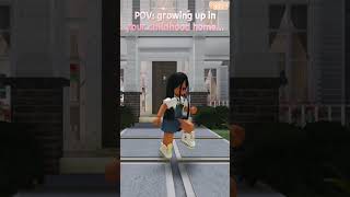 MY CHILDHOOD STORY😱 roblox bloxburgrp story childhood [upl. by Raney62]