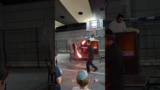 Fire Dance Tricks at Sukkot party [upl. by Alrrats173]