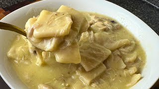 Chicken N Dumplings My Great Granny Style 🌹Old School Chicken And Dumplings  Roll Out Dumplings [upl. by Witte]