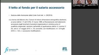 18062018  CCNL  il fondo per le risorse decentrate e la contrattazione integrativa [upl. by Vanderhoek]