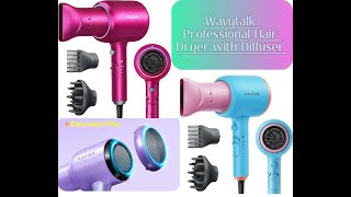 Wavytalk professional hair dryer with diffuser  Hair dryer trending shortvideo [upl. by Eveivenej]