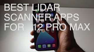 Best LIDAR Scanner Apps For iPhone 12 Pro MAX [upl. by Volny909]