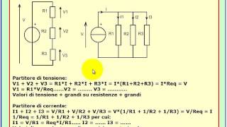 Tutorial di Elettrotecnica i partitori di tensione e di corrente  Lezione 3 [upl. by Attebasile]