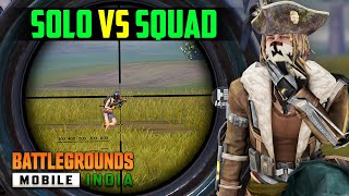 SOLO VS SQUAD IN BGMI BREAKING MY OWN RECORDS  BGMI GAMEPLAY 2 [upl. by Norse]