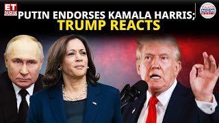 I Am Insulted Or He Did Me A Favour Says Donald Trump As Putin Backs Kamala HarrisUS Elections [upl. by Noivart]