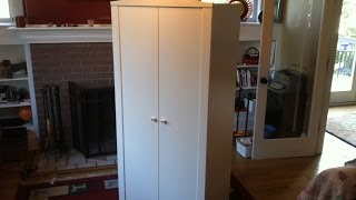 Ikea HENSVIK Wardrobe Detailed Assembly Tutorial [upl. by Aivek135]