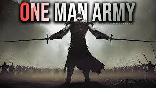 THIS SONG is for all of you FIGHTING BATTLES ALONE Official Lyric Video  ONE MAN ARMY [upl. by Annairam740]