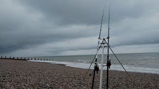 SEA FISHING UK  SHORE FISHING FOR PLAICE FISHING IN EASTBOURNE AT LANGNEY POINT [upl. by Lebisor628]