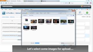 Joomla Images Gallery 2JGallery  few minutes setup [upl. by Chita888]