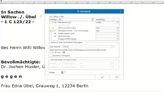 Schriftverkehr Übergabe von Dokumenten aus der KTV an den beA Postausgang [upl. by Anived894]