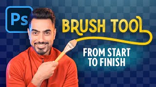 Master Brush Tool from Start to Finish  Photoshop for Beginners  Lesson 12 [upl. by Airbas]