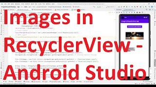 How to show images in Recycler View in your Android App [upl. by Lenard]