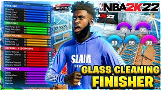 BEST GLASS CLEANING FINISHER BUILD NBA 2K22 CURRENT GEN BEST BIG MAN BUILD TUTORIAL CONTACT DUNKS [upl. by Venola]