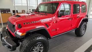 2024 JEEP WRANGLER RUBICON 392 WALKAROUND FIRECRACKER RED [upl. by Attey313]