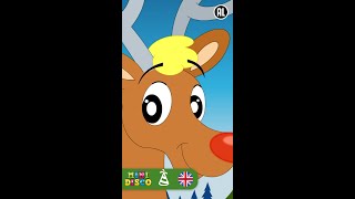 RUDOLPH THE RED NOSED REINDEER  Christmas Songs  Mini Disco shorts [upl. by Nyssa]