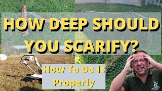 How Deep Should You Scarify How To Scarify Your Lawn Effectively [upl. by Waddington]