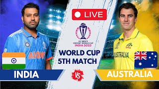 Live IND Vs AUS World Cup 2023 Chennai  Live Match Score  CWC  India Vs Australia livescore [upl. by Riannon108]