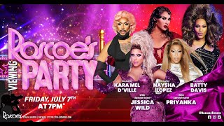 Jessica Wild amp Priyanka  Roscoes RuPauls Drag Race All Stars 8 Viewing Party [upl. by Anelrahs]