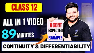 Expected and Repeated Question of Continuity and Differentiability I Class 12 I Expected Questions [upl. by Maddis]