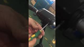 How to disassemble and replace Evercross HB16 electric scooter display [upl. by Lifton]