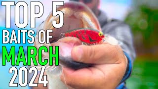 The BEST baits to use for March bass fishing [upl. by Lelia161]