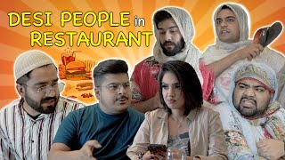 Desi People In Restaurant  Unique MicroFilms  Comedy Skit  UMF [upl. by Keung]