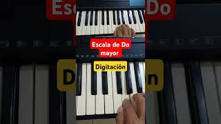 ESCALA MAYOR pianotutorial piano tutorial escalamusical tutorialyoutube shorts [upl. by Anitak]