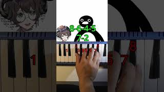 Noot Noot Piano Tutorial shorts [upl. by Attiuqehs]