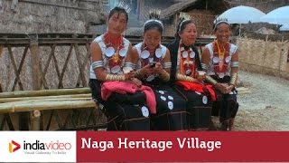 Naga Heritage Village at Kisama in Nagaland  India Video [upl. by Oad]