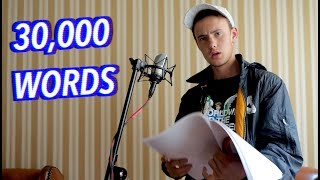 30000 Word Rap Song WORLD RECORD [upl. by Ahsym]