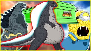 GODZILLA EARTH vs TITANUS SCYLLA EVOLUTION of GODZILLAS ATOMIC BREATH  FUNNY CARTOON 2 [upl. by Weslee716]