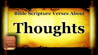 Bible Topics Scripture Verses About Thoughts  Holy Bible KJV Read Along HD 4K Audio Text [upl. by Nnuahs37]