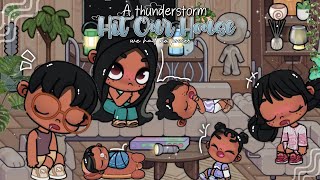 Thunderstorm Hit Our House We Had No Power WITH VOICE 🔊⛈️✨😥  Avatar world  roleplay with voice [upl. by Tisha]