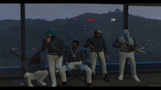 GBGS TAKING OVER CMG GANG WARS GTA5 RP [upl. by Newbill]