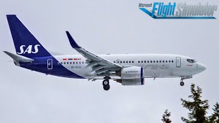 B737 SAS Rockett Departure at Lisbon Airport [upl. by Gabrila]