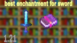 new ultimate enchantment for sword in minecraft 121 hindi [upl. by Karrah]