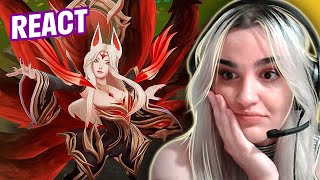 Você PAGARIA R1400 nessa 💣 de SKIN  React Ahri Lenda Imortalizada  janestreamer [upl. by Bernj]