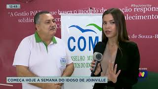 Começa hoje a semana do idoso de Joinville [upl. by Sherar]