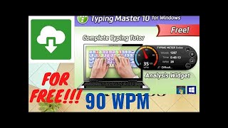 How to download and install typing master 10 full version for free for Windows10 [upl. by Candi]