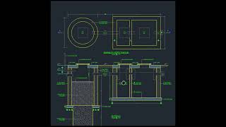 SOAKAGE PIT amp SEPTIC TANK autocad  architecture Septictank soakage [upl. by Sakovich21]