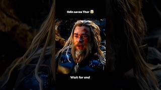 Odin saves Thor  Odin vs Thanos shorts marvel avengers thanos odin thor [upl. by Delcina]