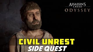 Civil Unrest  Messara  Side Quest  AC ODYSSEY [upl. by Fedak]