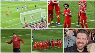 SALAH SCORES TWO IN THE DERBY LIVERPOOL 20 EVERTON MATCH VLOG [upl. by Ettenotna554]