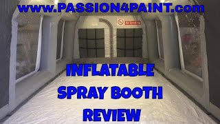 The All New MK2 Carcoon Welded Workstation  inflatable Spraybooth Review  Walkthrough and Demo [upl. by Acired757]