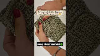 Beymen telefon çantası yapımı🍀 knittingbagmodels crochet çantayapımı örgüçanta [upl. by O'Driscoll]